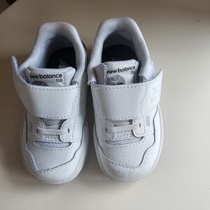 New Balance 550 Toddler White Sneakers
